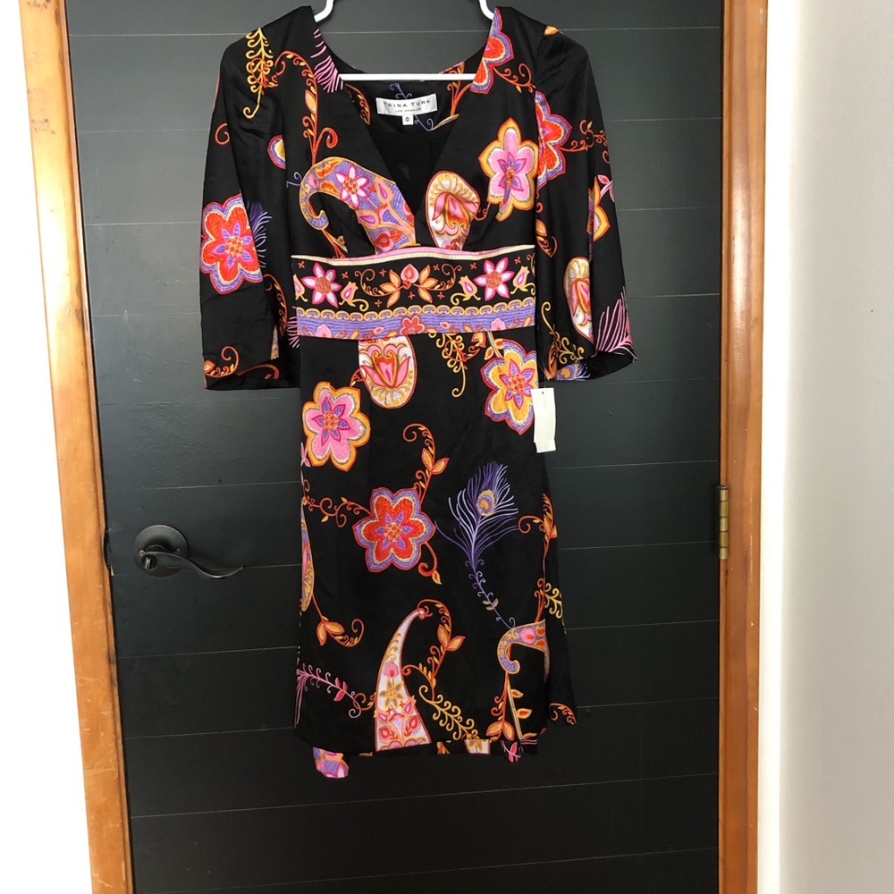 [trina turk] silk dress